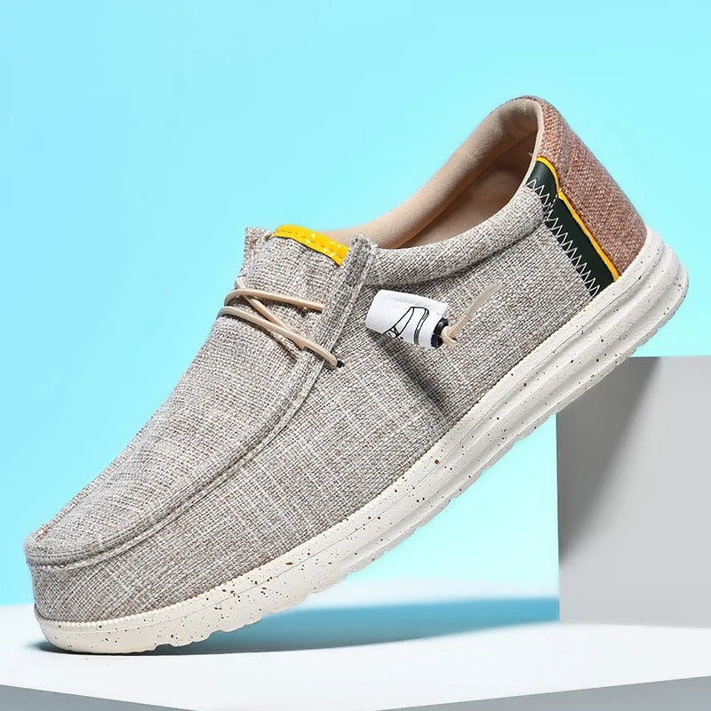 Tom Hollinger | Bequemer Denim-Slipper mit Kontrastdetails