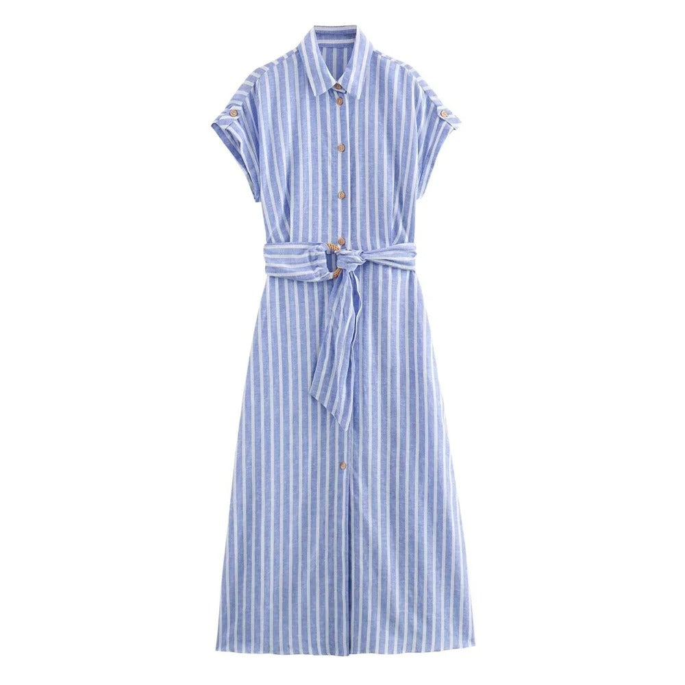 Tom Holinger | Gestreiftes Hemdblusenkleid