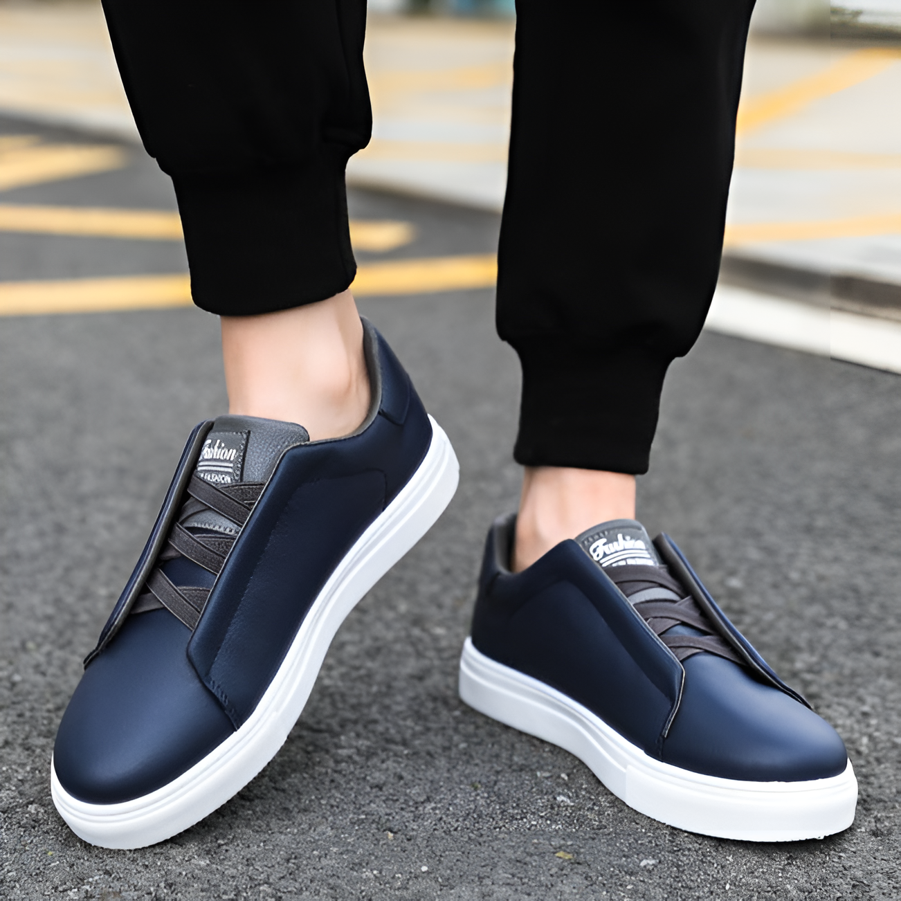 Chic minimalist casual sneakers