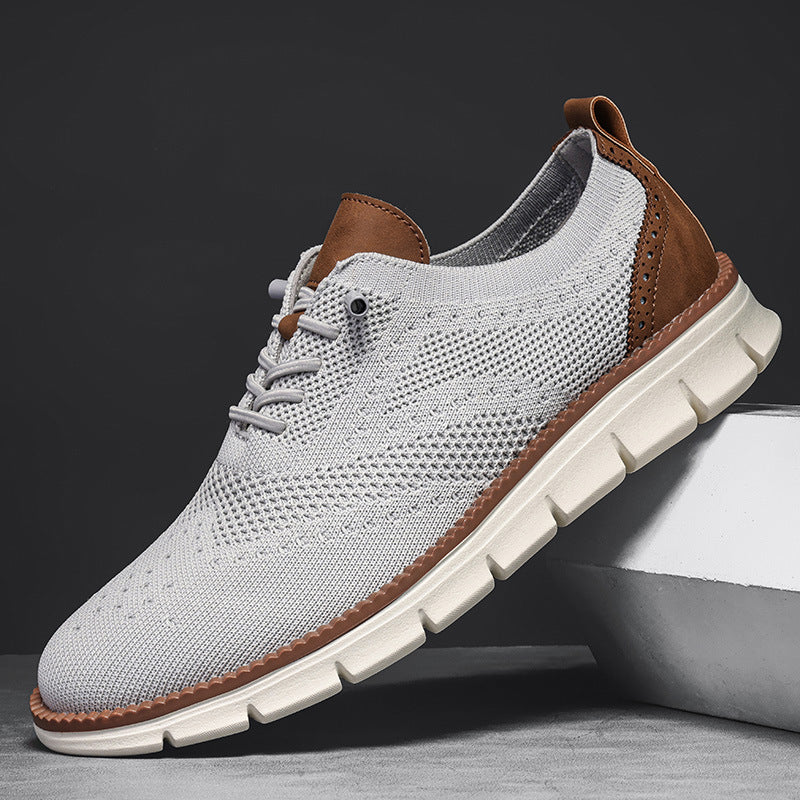Tom Hollinger | Orthopädische atmungsaktive Oxford-Sneaker aus Mesh