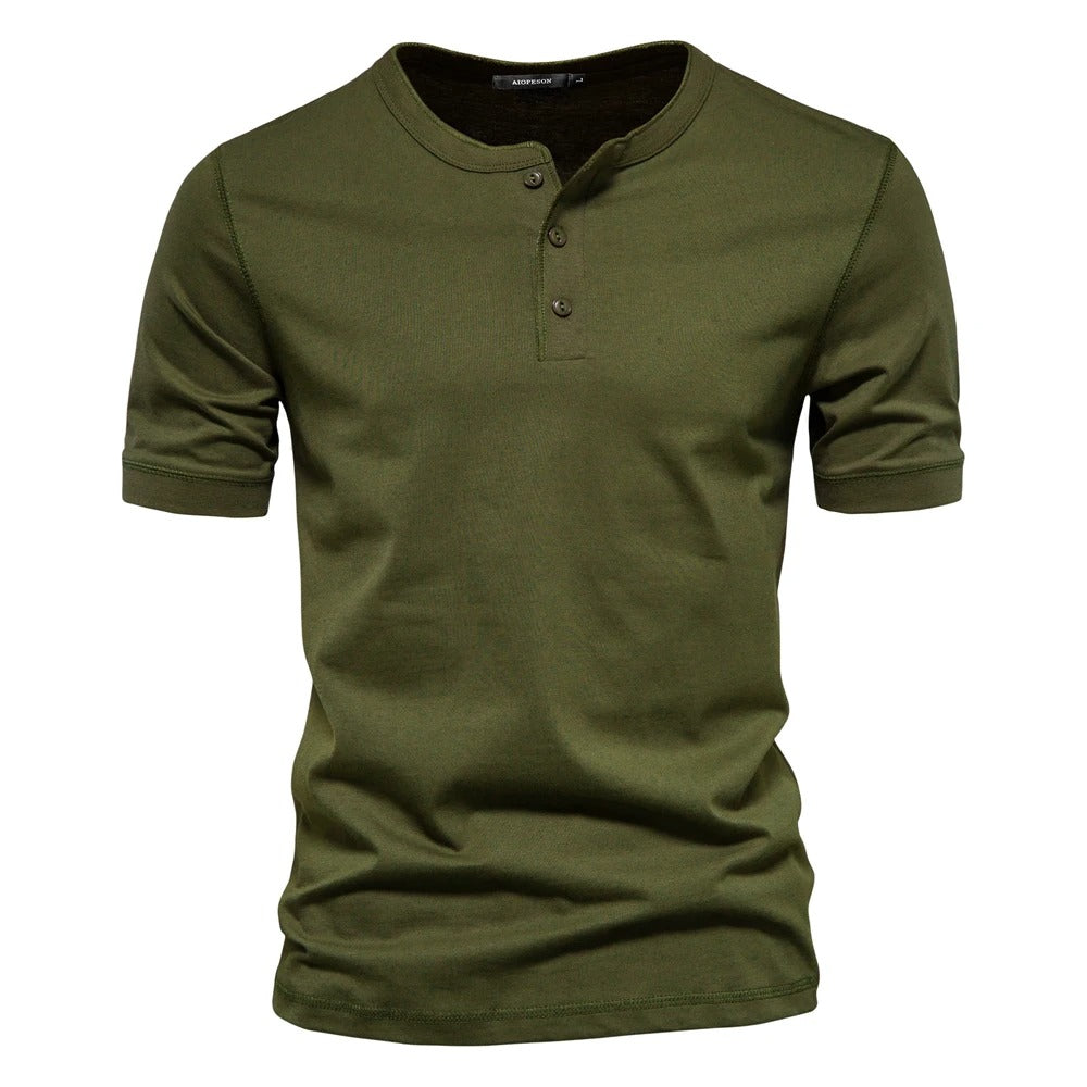 Tom Hollinger | Rundhals-Henleyshirt