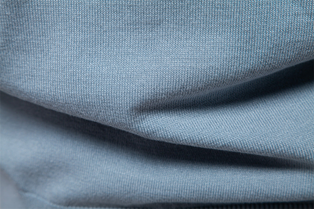 Tom Hollinger | Men's polo shirt with a V-neck, short-sleeved, two-tone, with ribbündchen