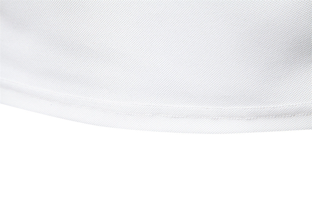 Tom Hollinger | Men's polo shirt with short sleeves and striped embroidery