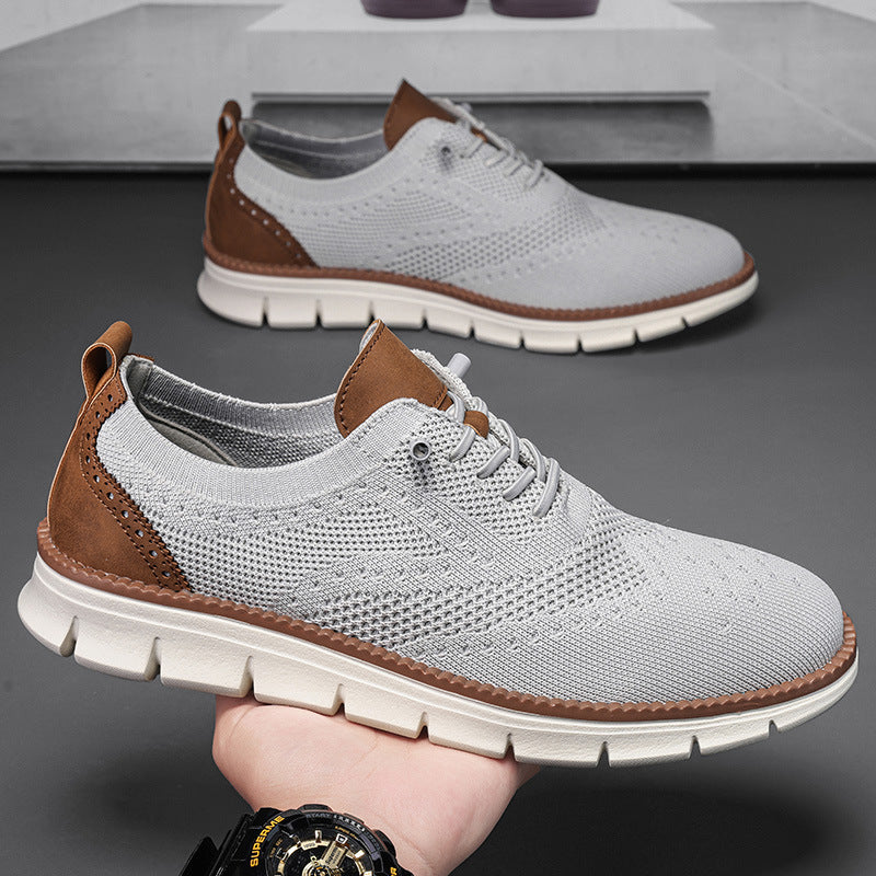 Tom Hollinger | Orthopädische atmungsaktive Oxford-Sneaker aus Mesh