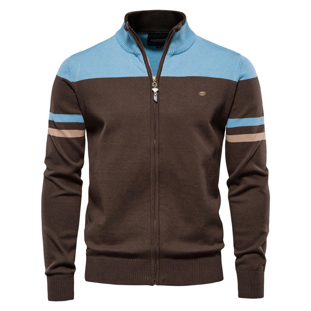 Tom Hollinger | Fashionable knitting cardigan for men