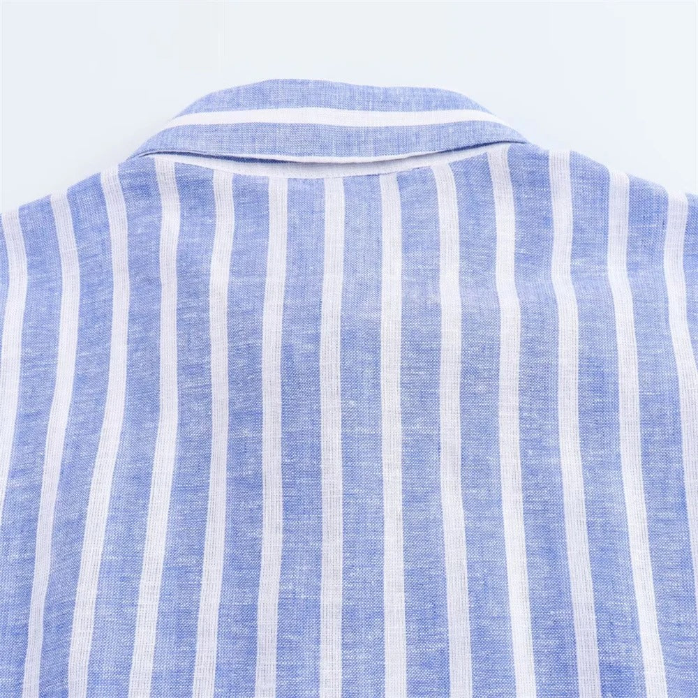 Tom Holinger | Gestreiftes Hemdblusenkleid