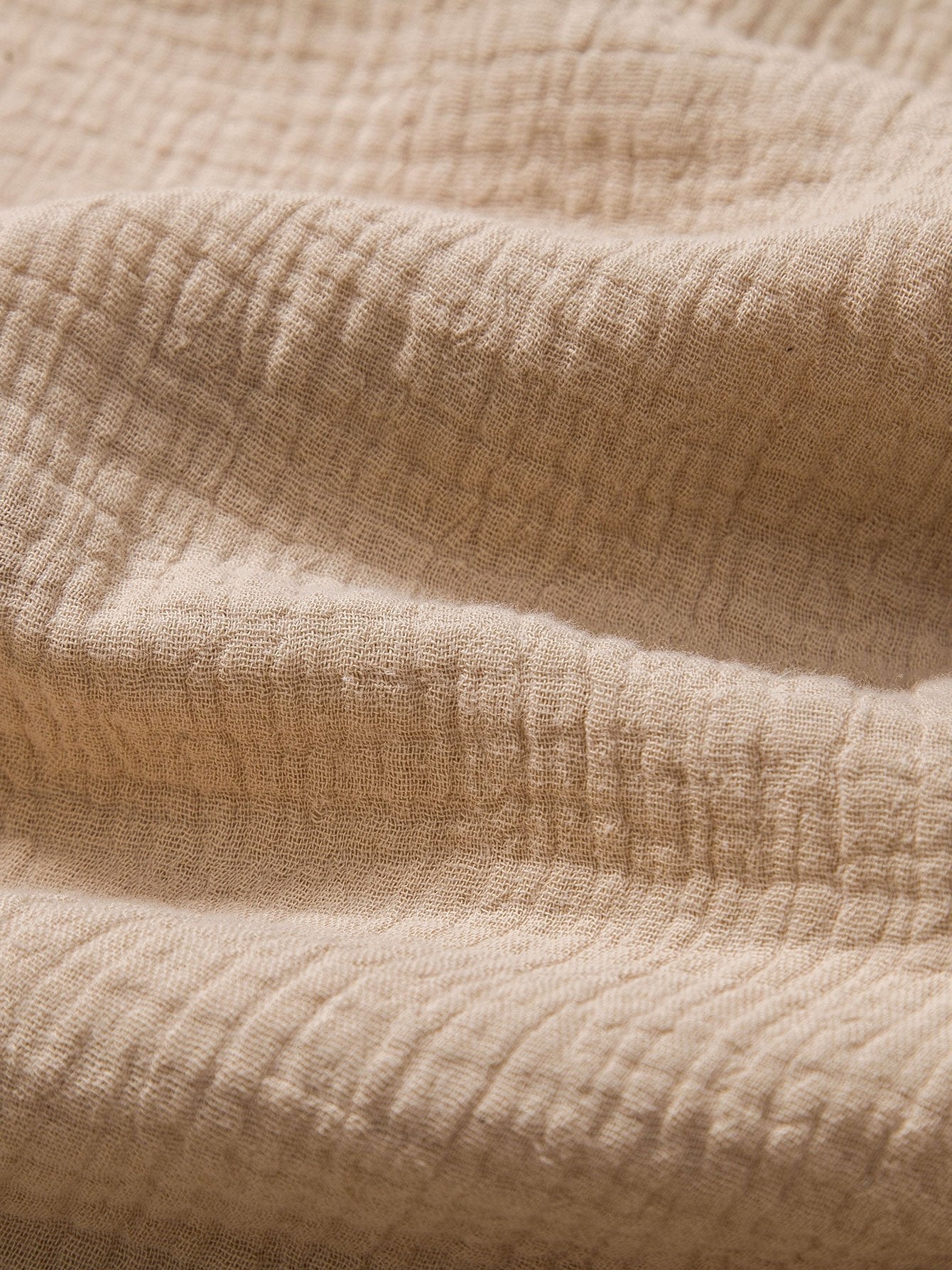 Tom Hollinger | Crumpled cotton henley shirt