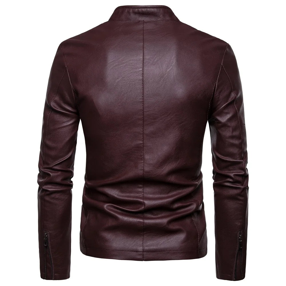 Tom Hollinger | Minimalist synthetic leather jacket