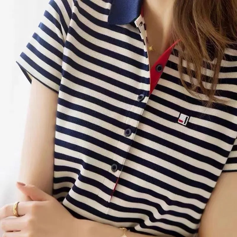 Tom Holinger | Gestreiftes Polokleid