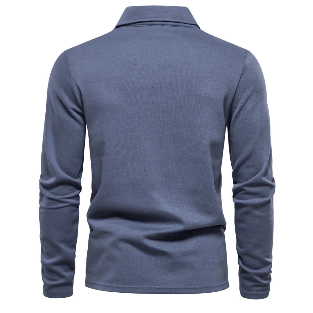 Tom Hollinger | Elegant long-sleeved polo shirt