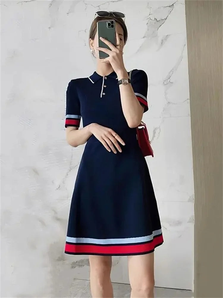 Tom Holinger | Polokleid mit halbem Arm