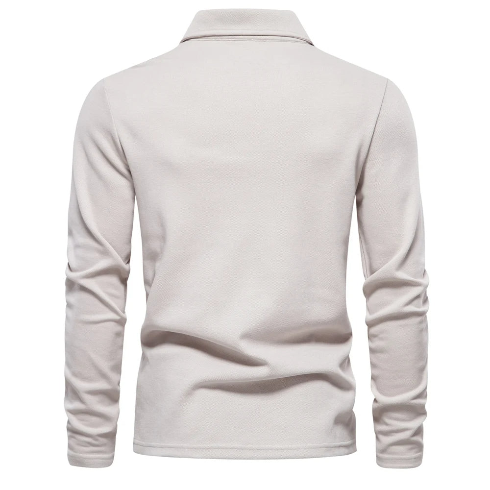 Tom Hollinger | Elegant long-sleeved polo shirt