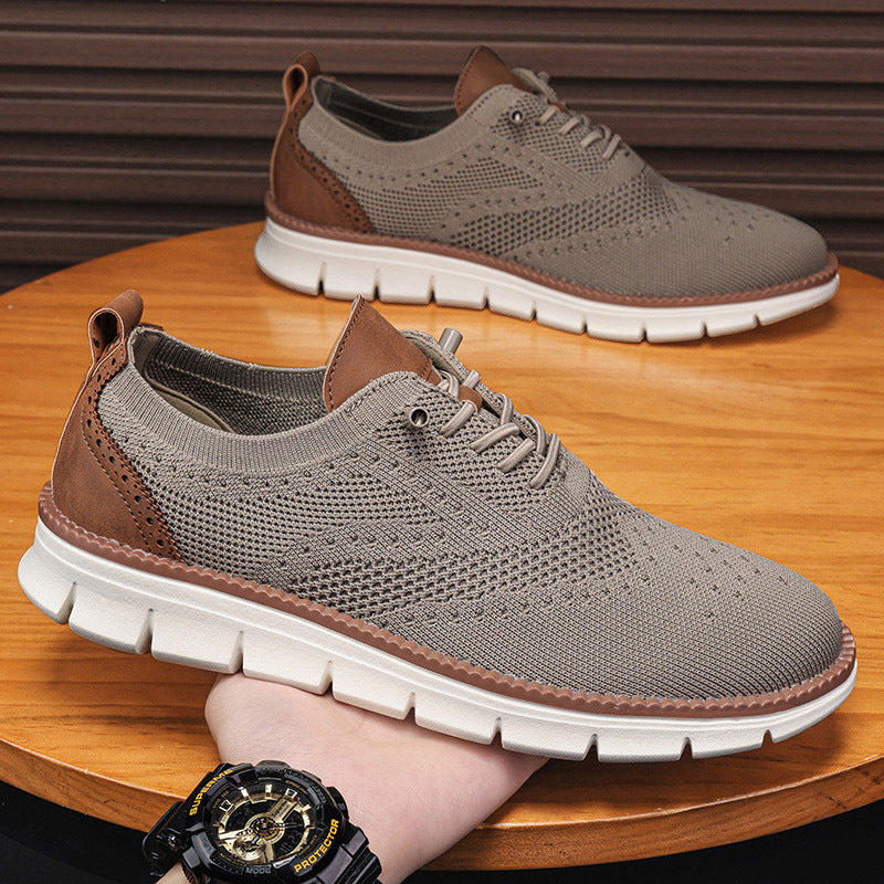 Tom Hollinger | Orthopädische atmungsaktive Oxford-Sneaker aus Mesh