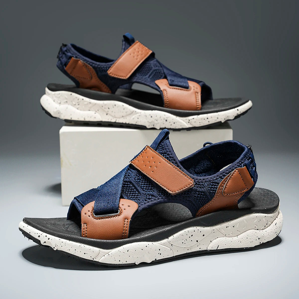 Herren Verstellbare Rutschfeste Outdoor-Sportsandalen