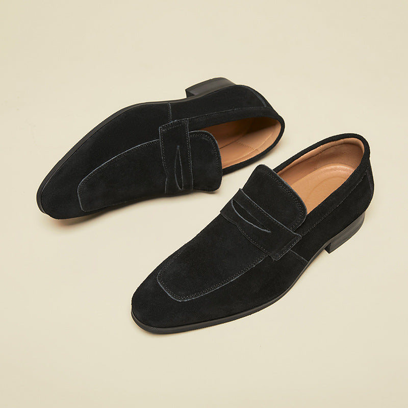 Tom Hollinger | Men's suede Penny Loafer Classic slipper shoes
