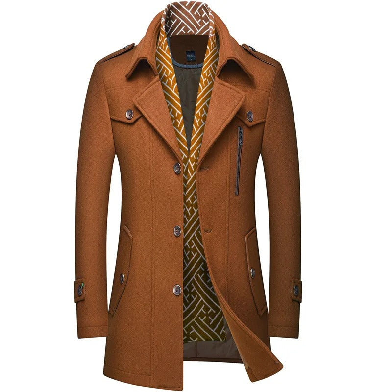 Herrenmantel Khaki