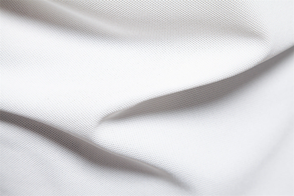 Tom Hollinger | Men's polo shirt with short sleeves and striped embroidery