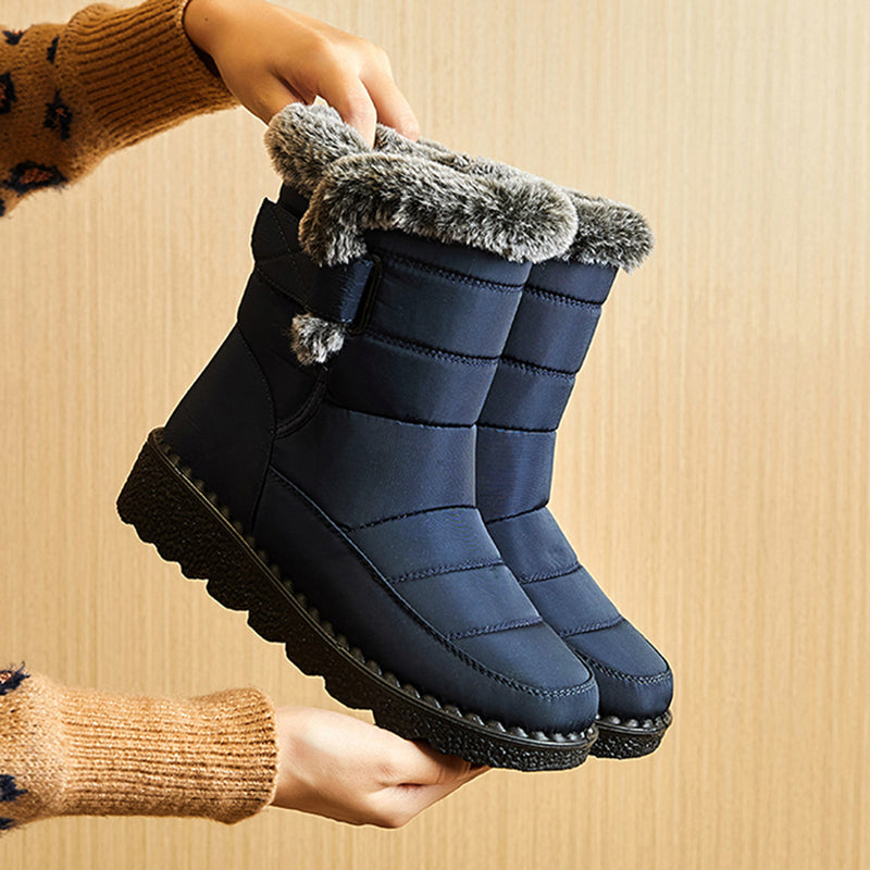 Tom Hollinger | Damen Winterstiefel mit Kunstfellfutter