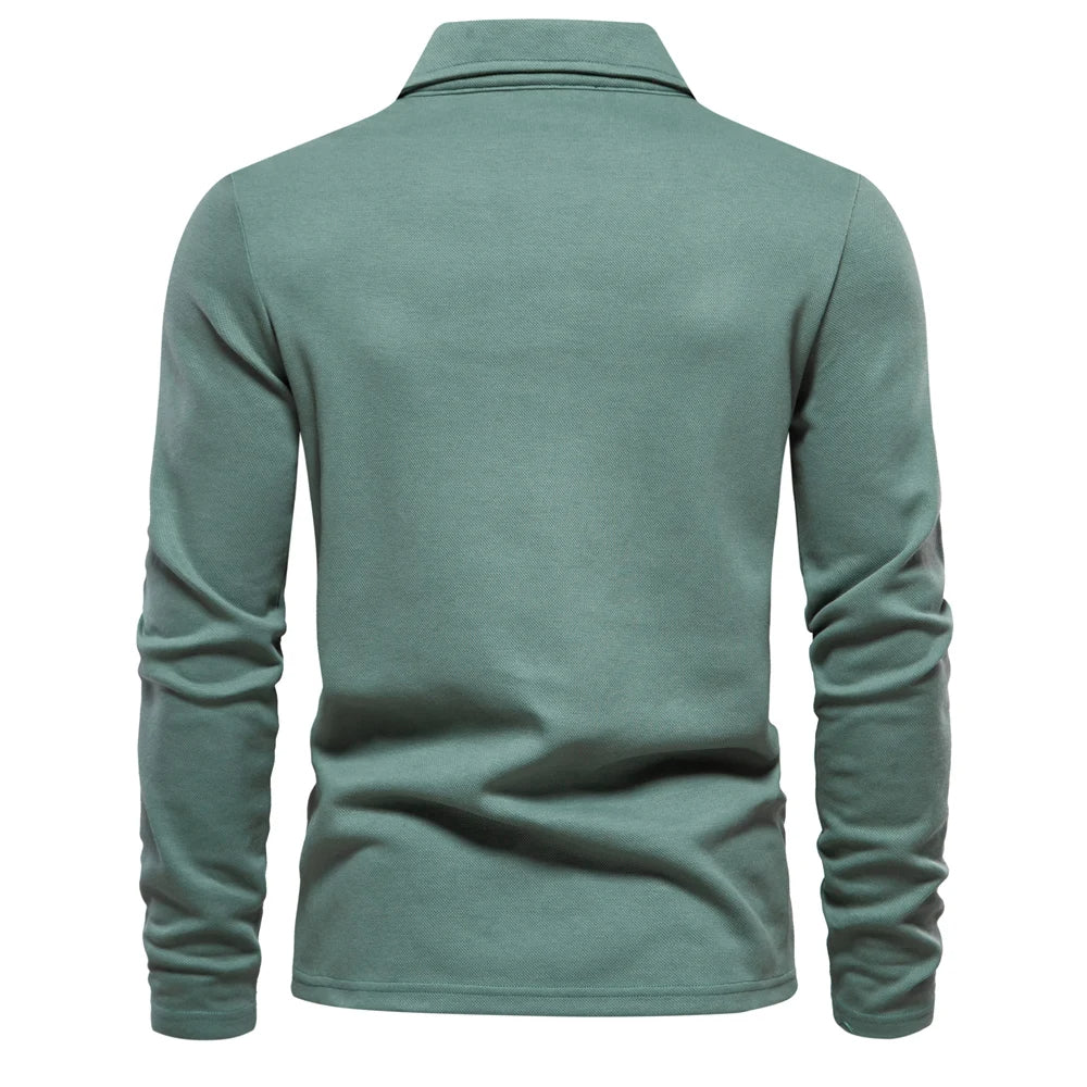 Tom Hollinger | Elegant long-sleeved polo shirt