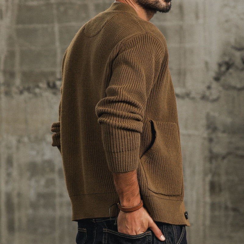 Tom Hollinger | Men's knitted cardigan sweater