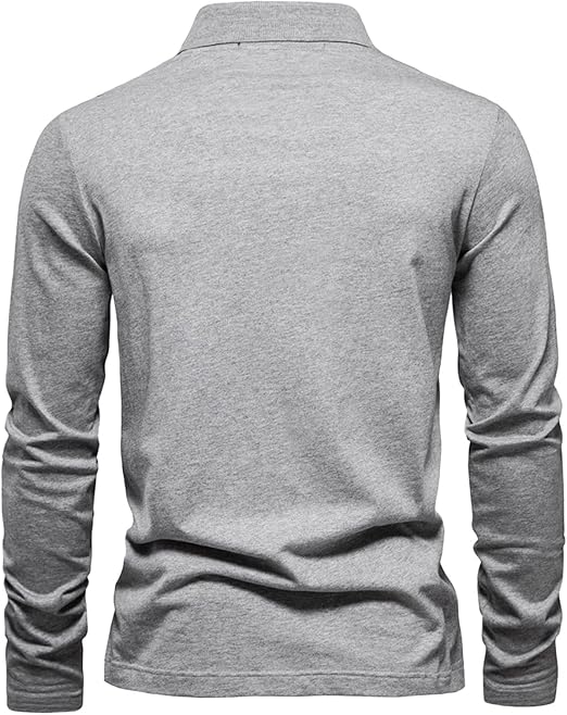 Tom Hollinger | Langarm-Poloshirt mit Reißverschluss