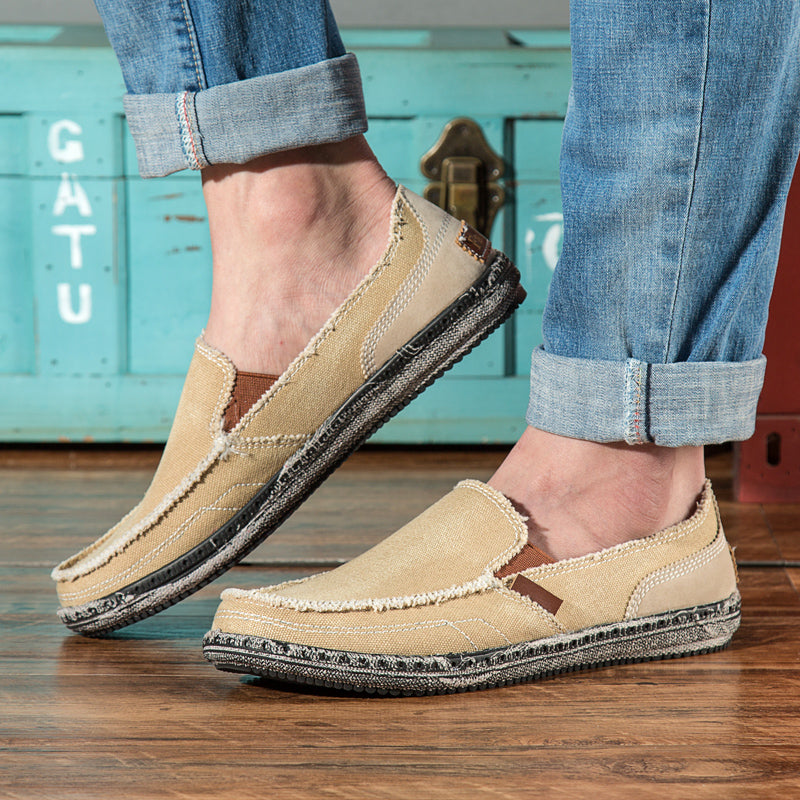 Tom Hollinger | Casual canvas loafer shoes
