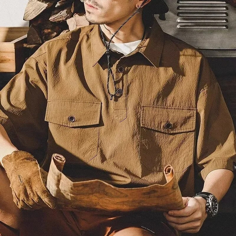 Tom Hollinger | Lockeres Oversize-Hemd mit Brusttaschen
