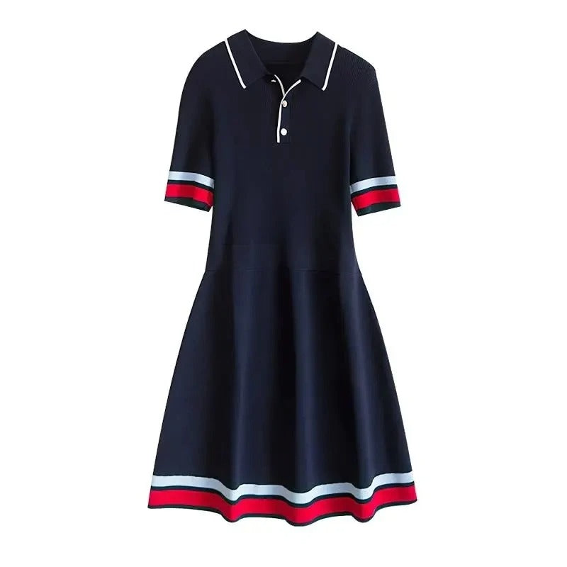 Tom Holinger | Polokleid mit halbem Arm