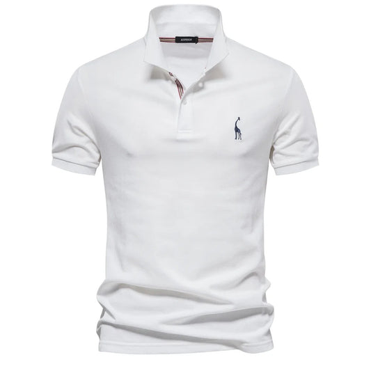 Tom Hollinger | Classic polo with giraffe embroidery