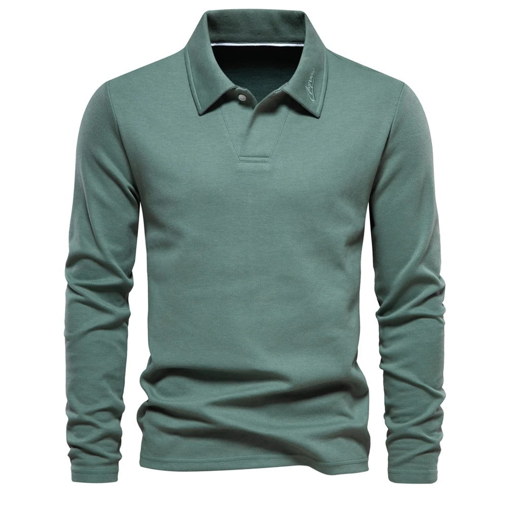 Tom Hollinger | Elegant long-sleeved polo shirt