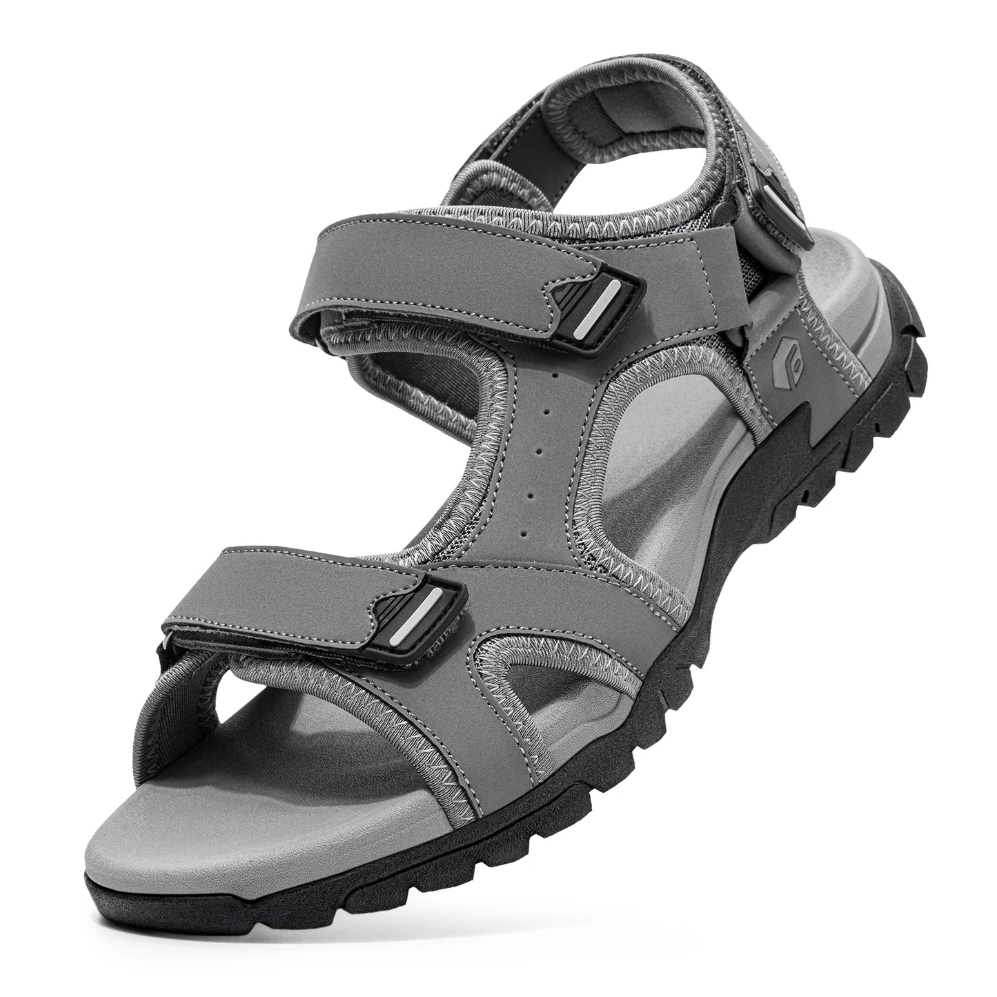 Herren breit geschnittene Zehenbox sportliche Walking-Sandalen