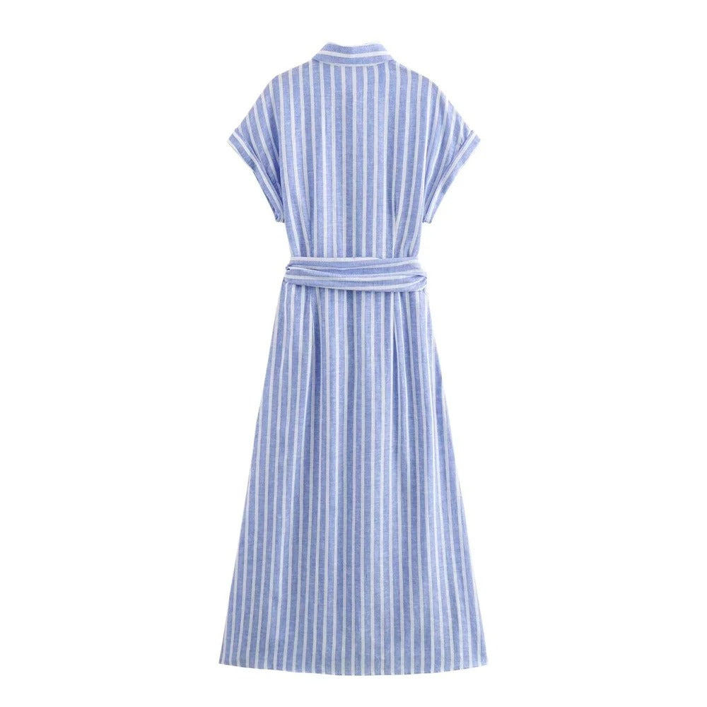 Tom Holinger | Gestreiftes Hemdblusenkleid