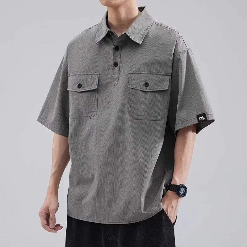 Tom Hollinger | Lockeres Oversize-Hemd mit Brusttaschen