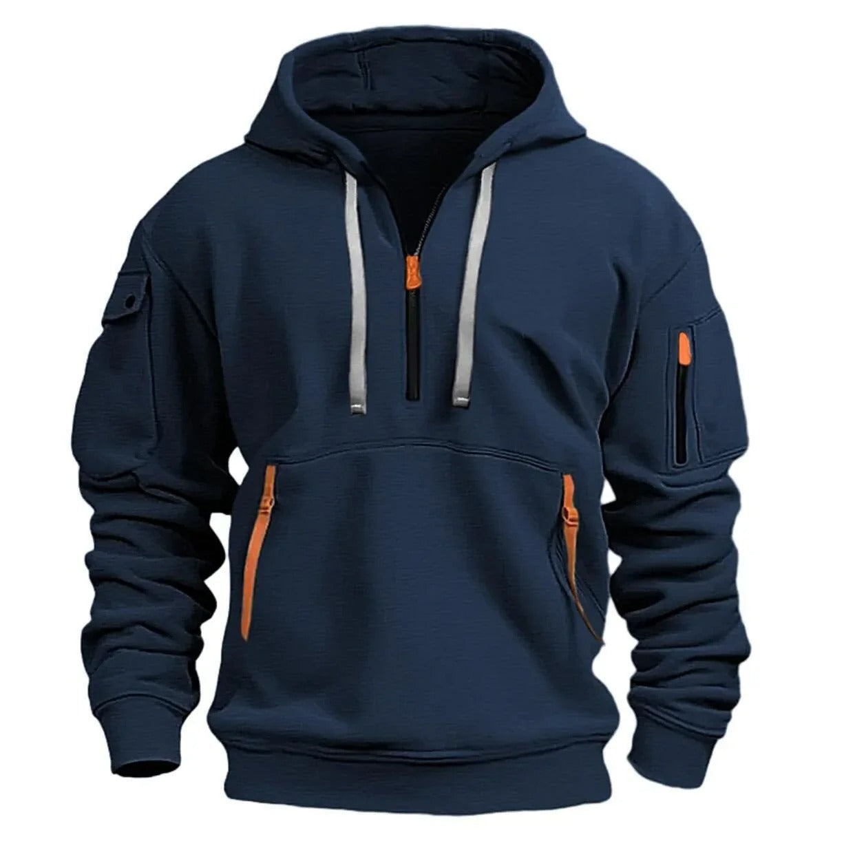 Tom Hollinger | Sporty zip-hoodie with bags