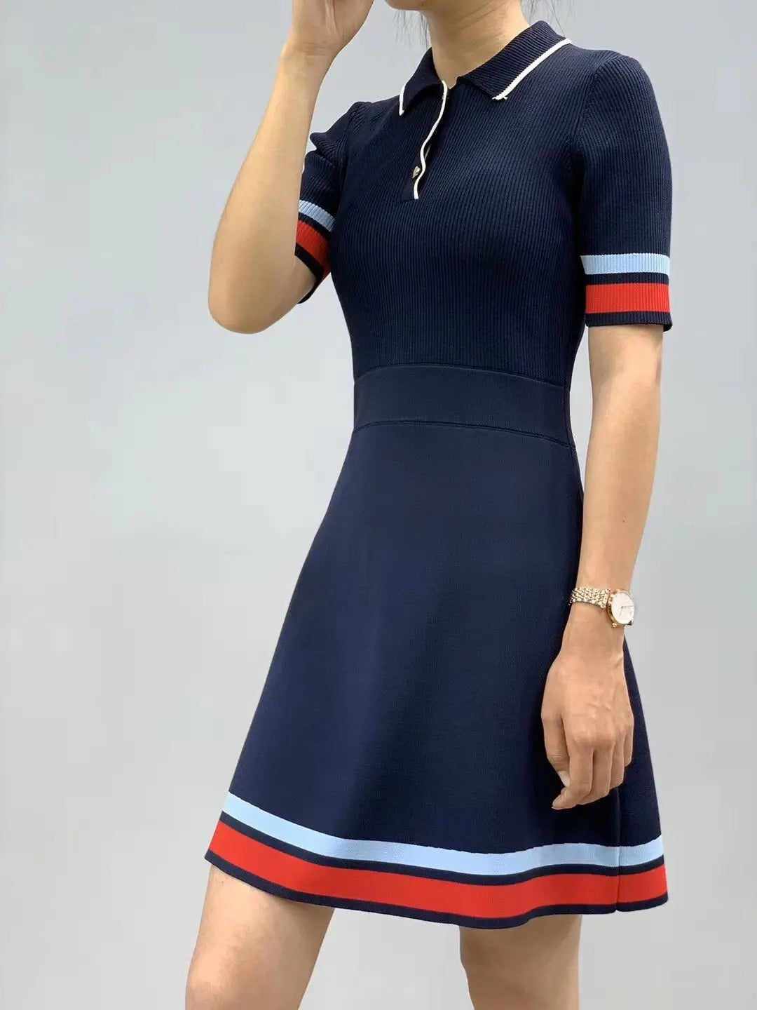 Tom Holinger | Polokleid mit halbem Arm