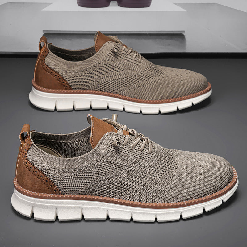 Tom Hollinger | Orthopädische atmungsaktive Oxford-Sneaker aus Mesh