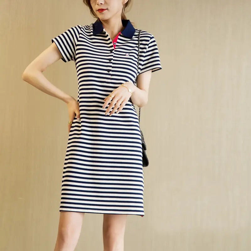 Tom Holinger | Gestreiftes Polokleid