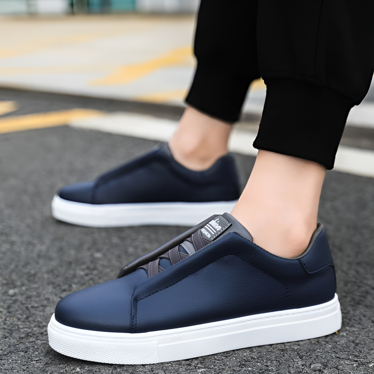 Chic minimalist casual sneakers