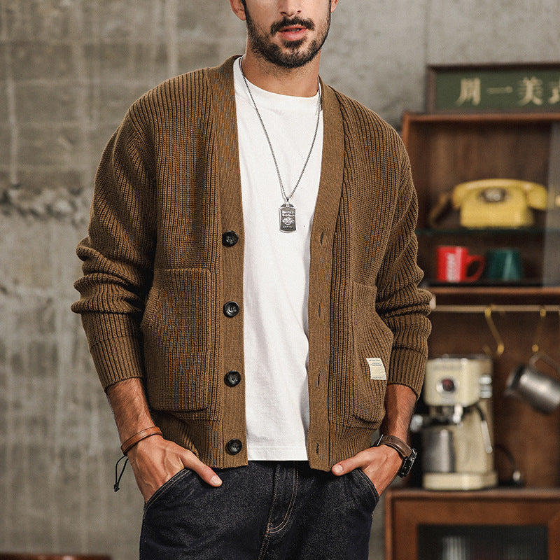 Tom Hollinger | Men's knitted cardigan sweater