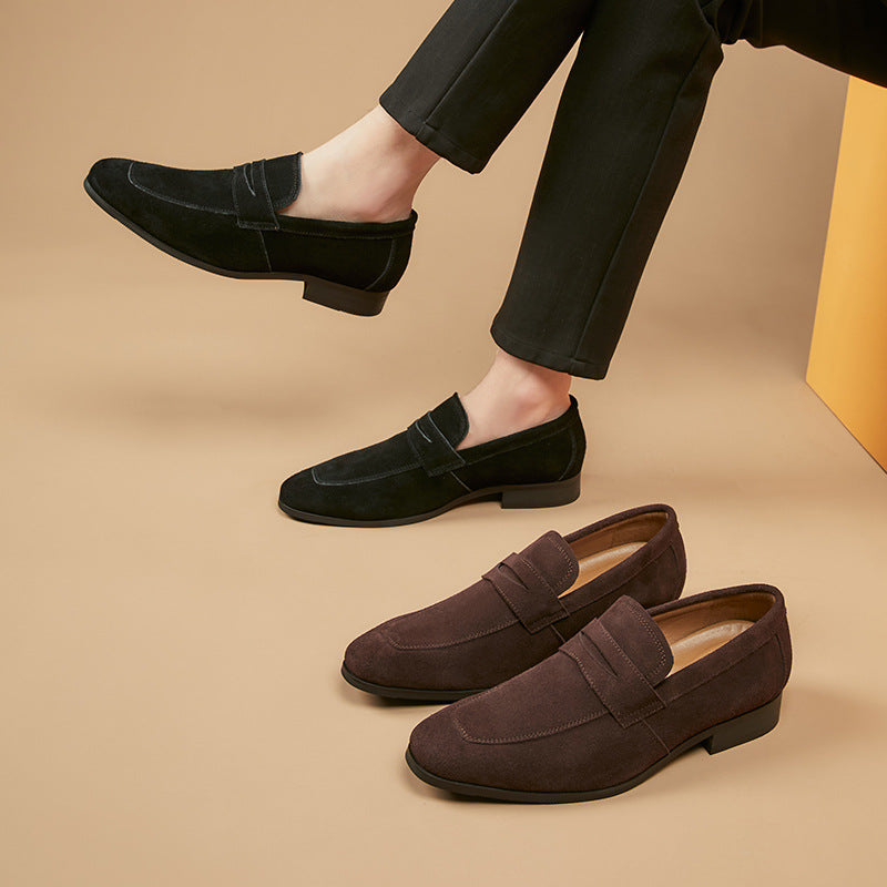 Tom Hollinger | Men's suede Penny Loafer Classic slipper shoes