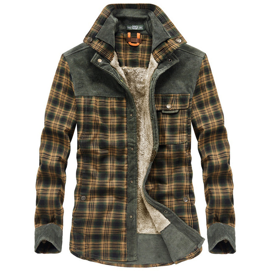 Tom Hollinger | Checked shirt with Sherpa feed
