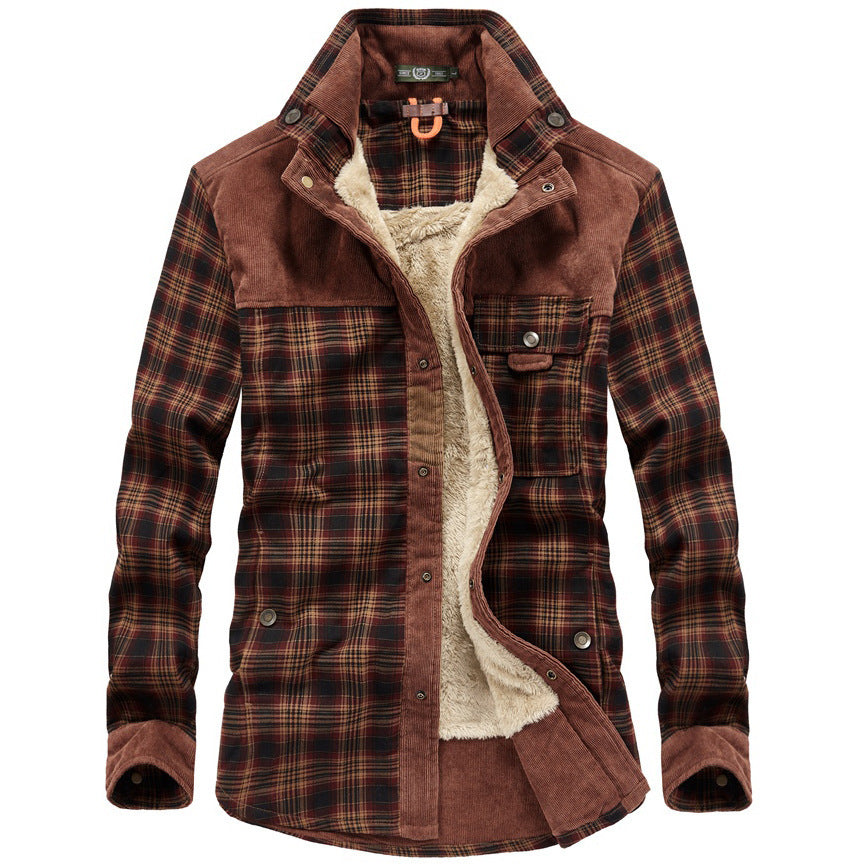 Tom Hollinger | Checked shirt with Sherpa feed
