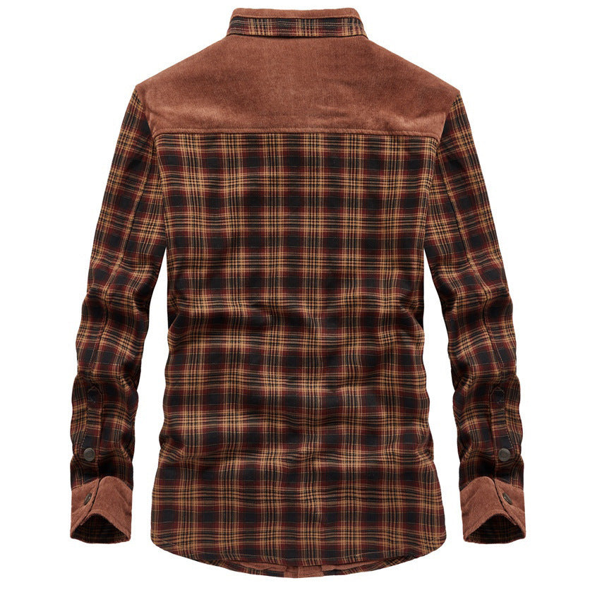 Tom Hollinger | Checked shirt with Sherpa feed