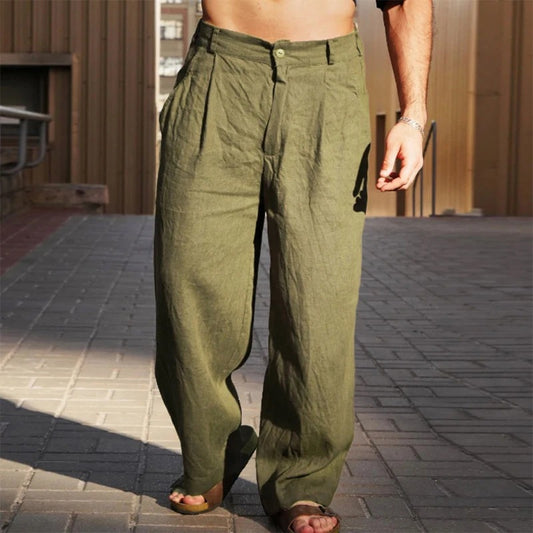 Tom Hollinger | Wide summer pants made of linen mix