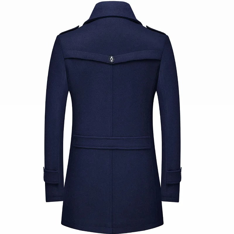Herrenmantel Blau