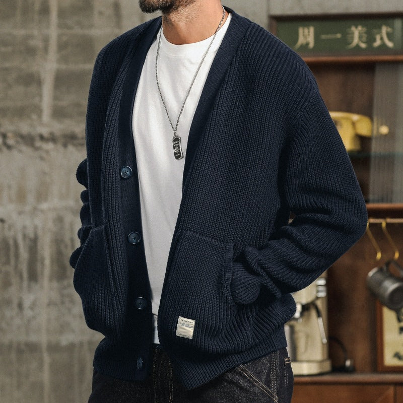 Tom Hollinger | Men's knitted cardigan sweater