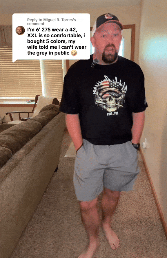 Tom Hollinger | Herren Casual Shorts mit Kordelzugbund
