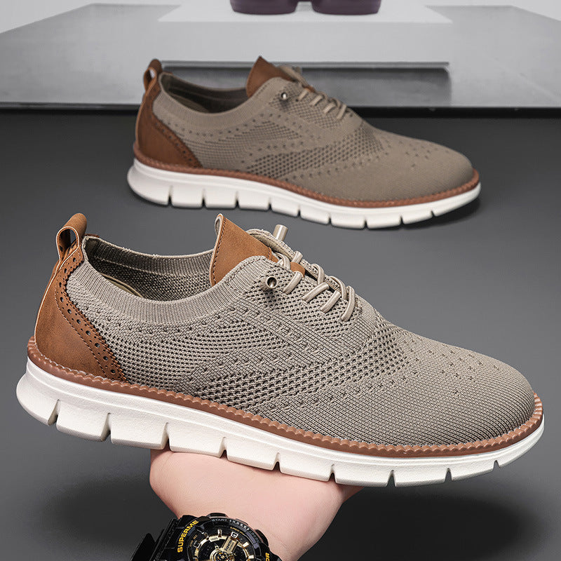 Tom Hollinger | Orthopädische atmungsaktive Oxford-Sneaker aus Mesh