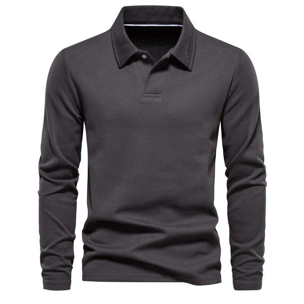 Tom Hollinger | Elegant long-sleeved polo shirt