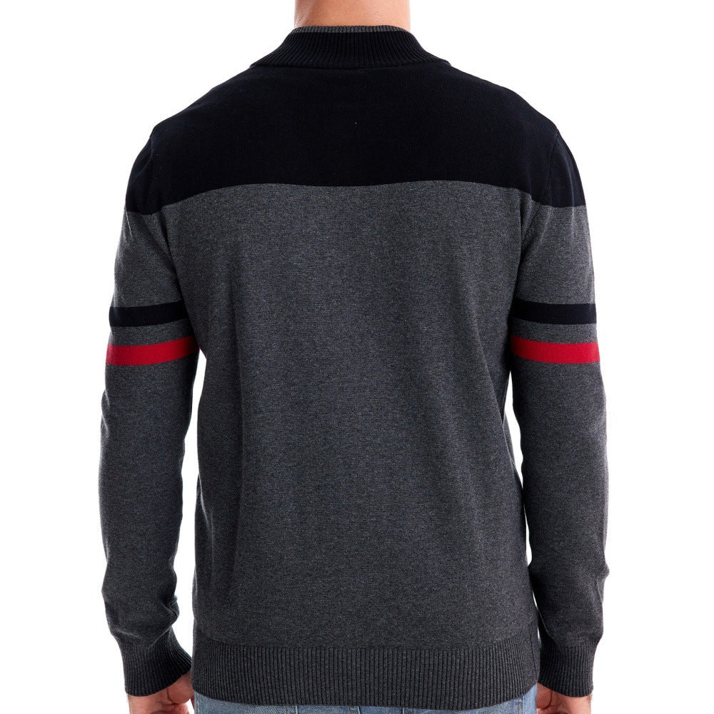 Tom Hollinger | Fashionable knitting cardigan for men